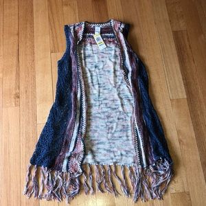 💙❤️American Rag Sleeveless Cardigan
